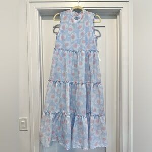 NWT J.Marie Ruffle Neck Dress
